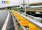 Polyurethane Roller Highway Crash Barrier Orange / Yellow Eco Friendly