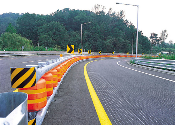 Good price Κίτρινο Κόκκινο Δρόμος Ρολ Barrier Hdg Roller Track 350mm Διαμέτρου EVA PU Single Barrel σε απευθείας σύνδεση