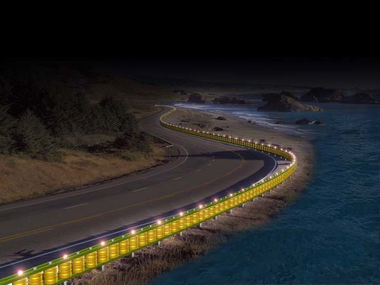 Καλή τιμή ΕΥΑ υλικό κυλίνδρων κυλίνδρων φράχτης προστασίας σχεδιασμένο χρησιμοποιώντας Q235 μεταλλικό υλικό και αντοχή χάλυβα για την παροχή ασφάλειας σε απευθείας σύνδεση