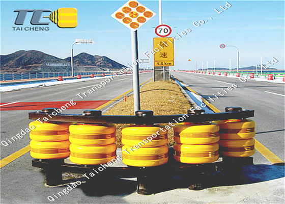 Good price Κίτρινα πρότυπα του ISO εμποδίων κυλίνδρων ασφάλειας εθνικών οδών της EVA υλικά σε απευθείας σύνδεση