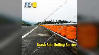 Οδική ασφάλεια Rolling Guardrail Barrier EVA